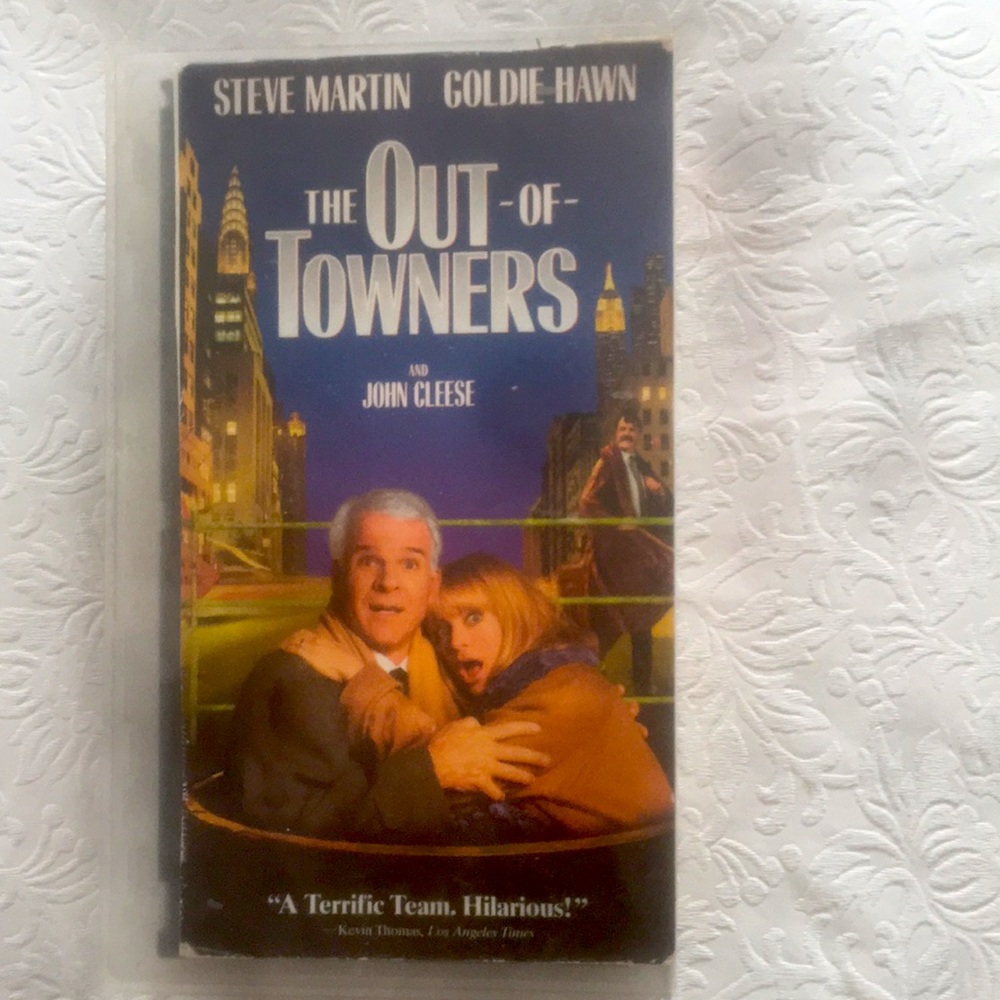 3/$25 VTG. 1999 VHS#334483 Video Tape THE OUT OF TOWNERS. Steve Martin